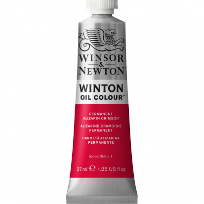 Масляная краска "Winton", перманентный ализарин малиновый 37мл